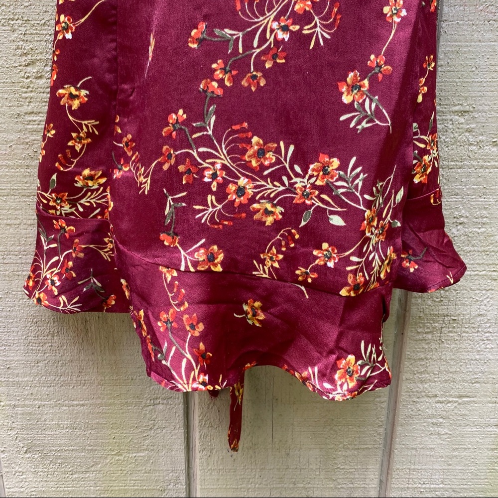 SOLD Lovestitch floral wrap dress women’s - Picture 7 of 9